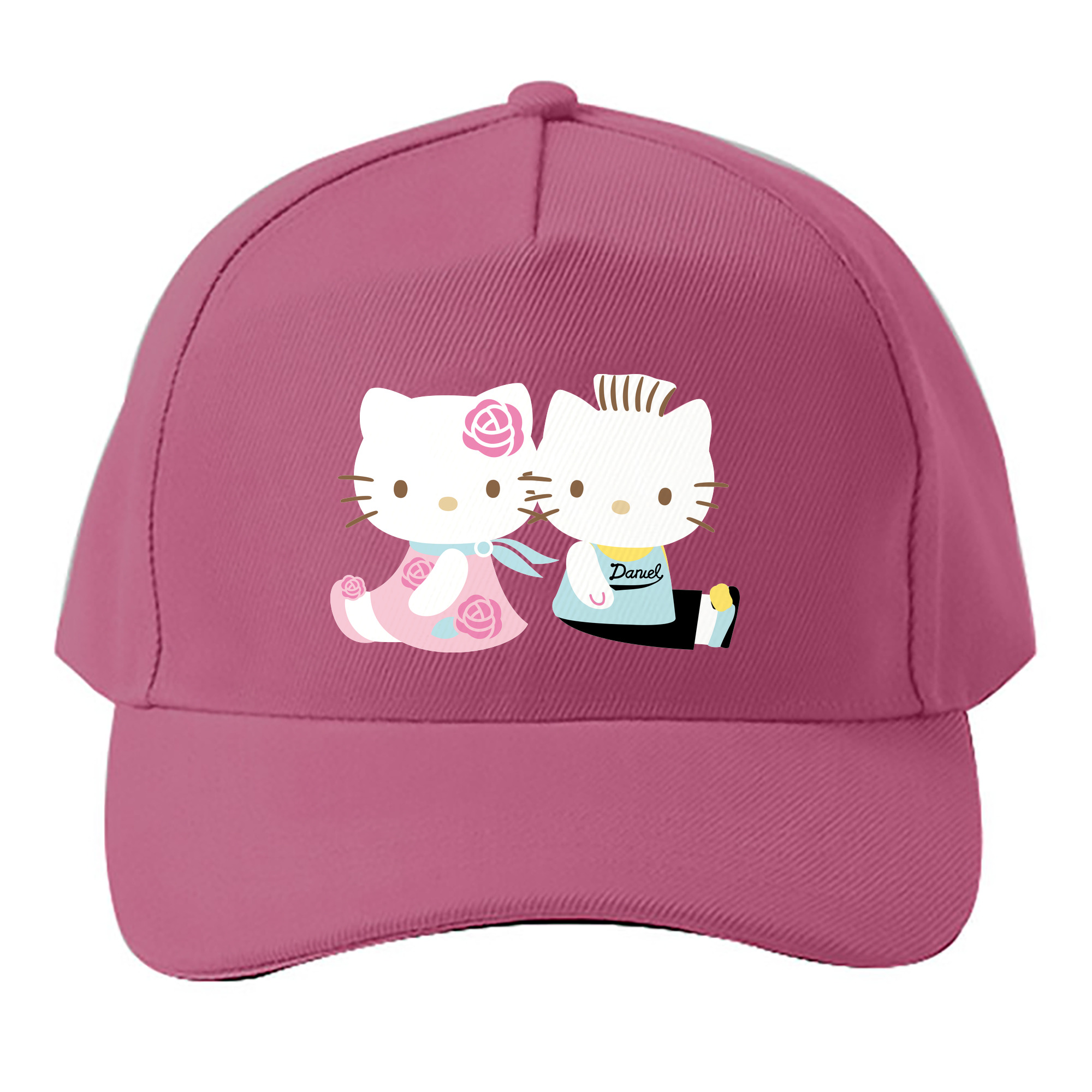 （画像用） Hello Kitty ハローキティ ベースボールキャップ 綿100％ 男女兼用 帽子 スポーツ
